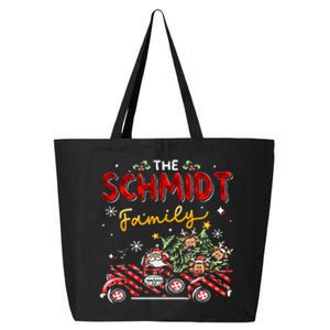 The Schmidt Family Christmas Matching Pajamas 25L Jumbo Tote