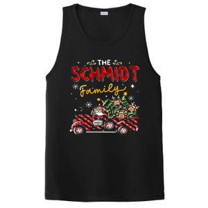 The Schmidt Family Christmas Matching Pajamas PosiCharge Competitor Tank