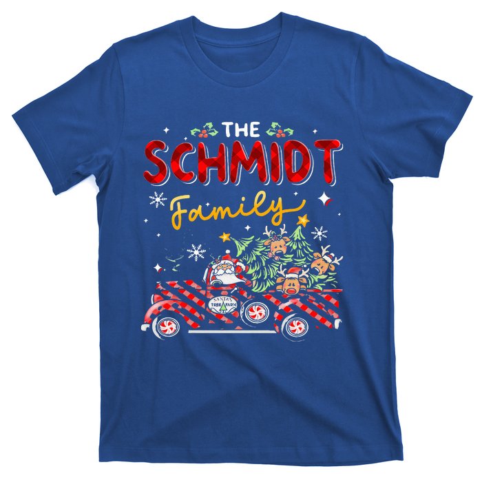 The Schmidt Family Christmas Matching Pajamas T-Shirt