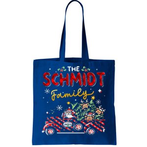 The Schmidt Family Christmas Matching Pajamas Tote Bag