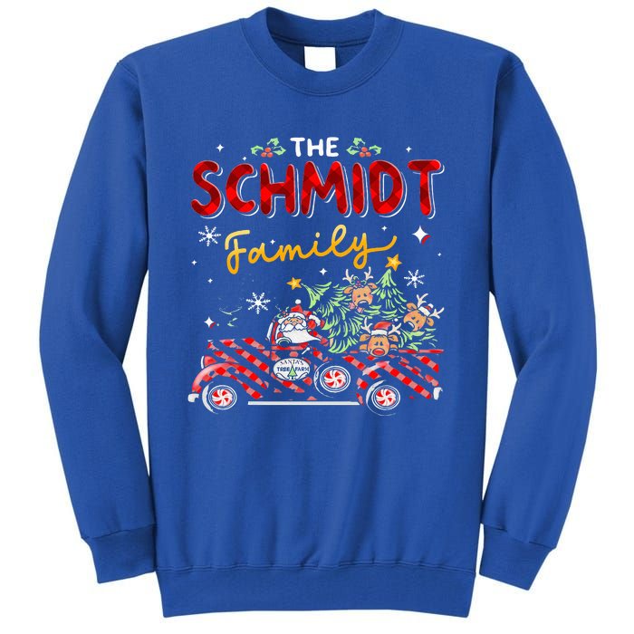 The Schmidt Family Christmas Matching Pajamas Tall Sweatshirt