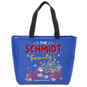 The Schmidt Family Christmas Matching Pajamas Zip Tote Bag