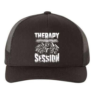 Therapy Session Funny ATV FourWheeler Quad Bike Rider Yupoong Adult 5-Panel Trucker Hat