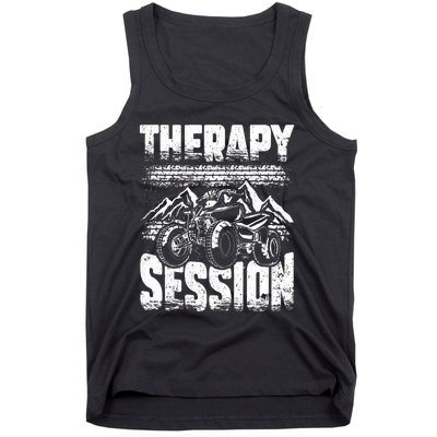 Therapy Session Funny ATV FourWheeler Quad Bike Rider Tank Top