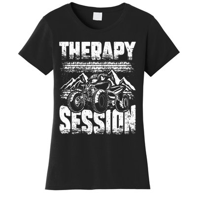 Therapy Session Funny ATV FourWheeler Quad Bike Rider Women's T-Shirt