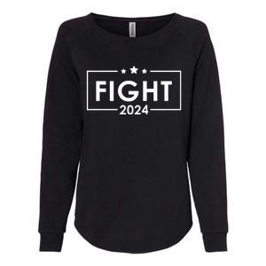 Trump Shot Fight 2024 Trump Supporters Trump Rally 2024 Womens California Wash Sweatshirt