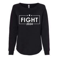 Trump Shot Fight 2024 Trump Supporters Trump Rally 2024 Womens California Wash Sweatshirt