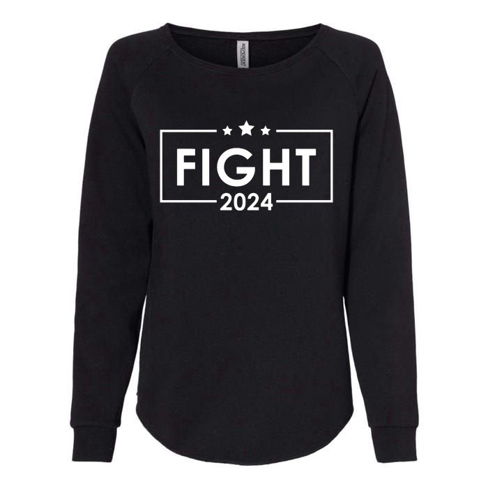 Trump Shot Fight 2024 Trump Supporters Trump Rally 2024 Womens California Wash Sweatshirt