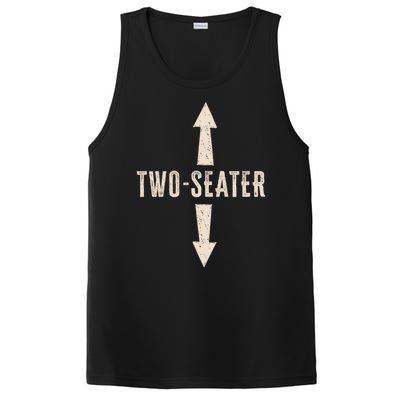 Two Seater Funny Adult Humor Popular Hilarious Quote PosiCharge Competitor Tank