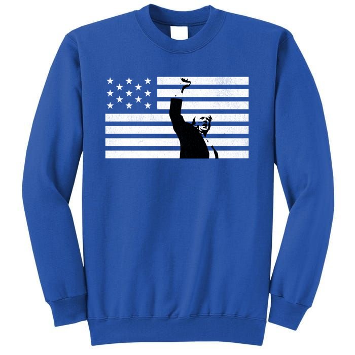 Trump Supporter Fight Merica Take It Back Election 2024 Gift Tall Sweatshirt