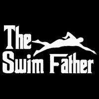 The Swim Father Funny Swimming Dad Swimmer Zip Tote Bag