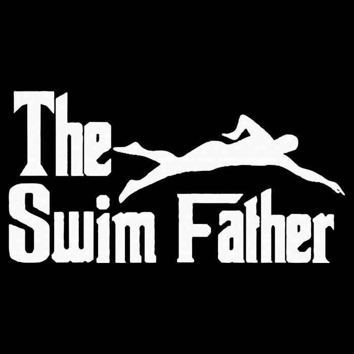 The Swim Father Funny Swimming Dad Swimmer Zip Tote Bag