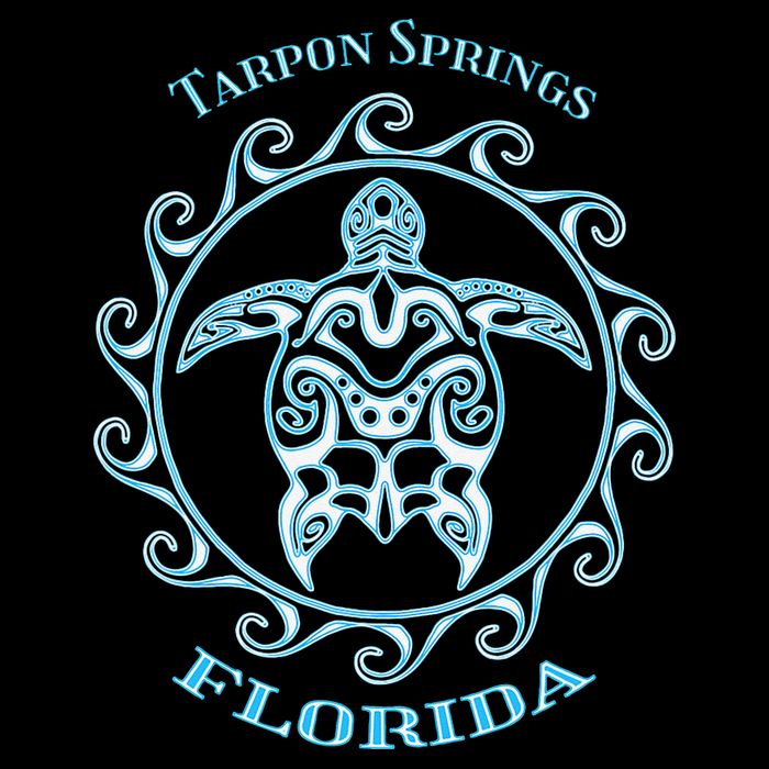 Tarpon Springs Florida Tribal Sea Turtle Summer City Backpack