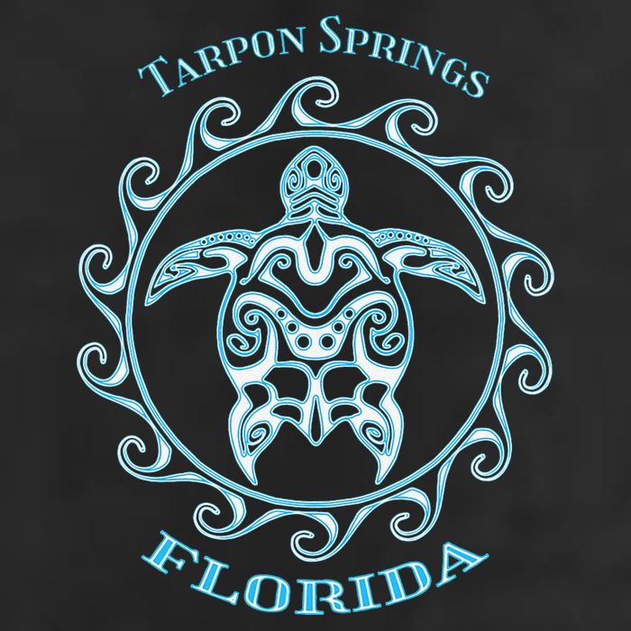 Tarpon Springs Florida Tribal Sea Turtle Summer 11oz C Handle Ceramic Mug