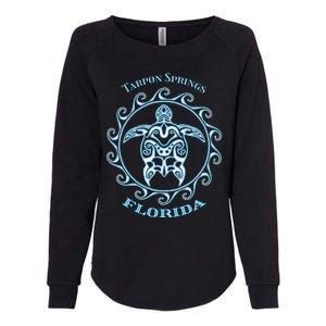 Tarpon Springs Florida Tribal Sea Turtle Summer Womens California Wash Sweatshirt