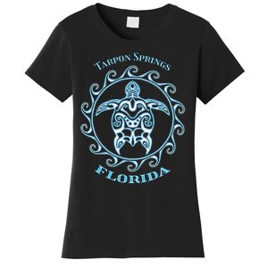 Tarpon Springs Florida Tribal Sea Turtle Summer Women's T-Shirt