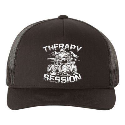 Therapy Session Funny ATV FourWheeler Quad Bike Rider Yupoong Adult 5-Panel Trucker Hat