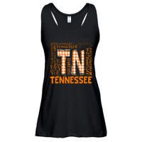 Tennessee State Flag Orange Plaid Tn Ladies Essential Flowy Tank