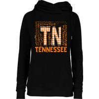 Tennessee State Flag Orange Plaid Tn Womens Funnel Neck Pullover Hood