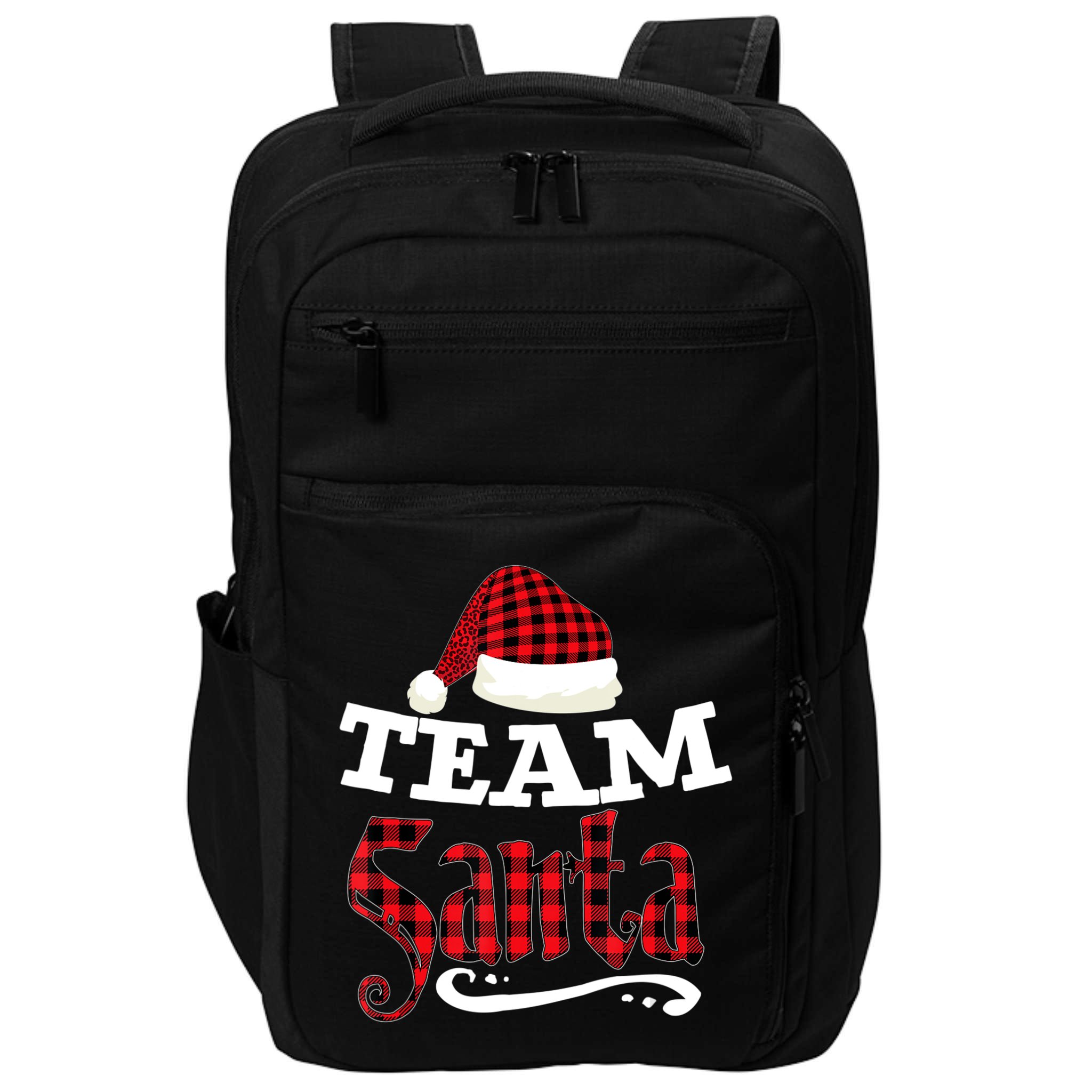 Team Santa Family Group Matching Christmas Pajama Party Impact Tech Backpack