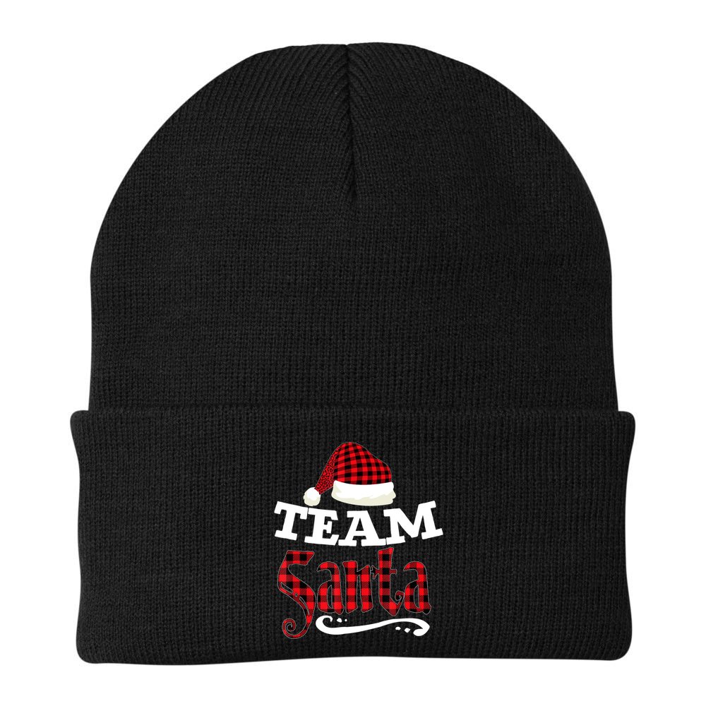Team Santa Family Group Matching Christmas Pajama Party Beanie