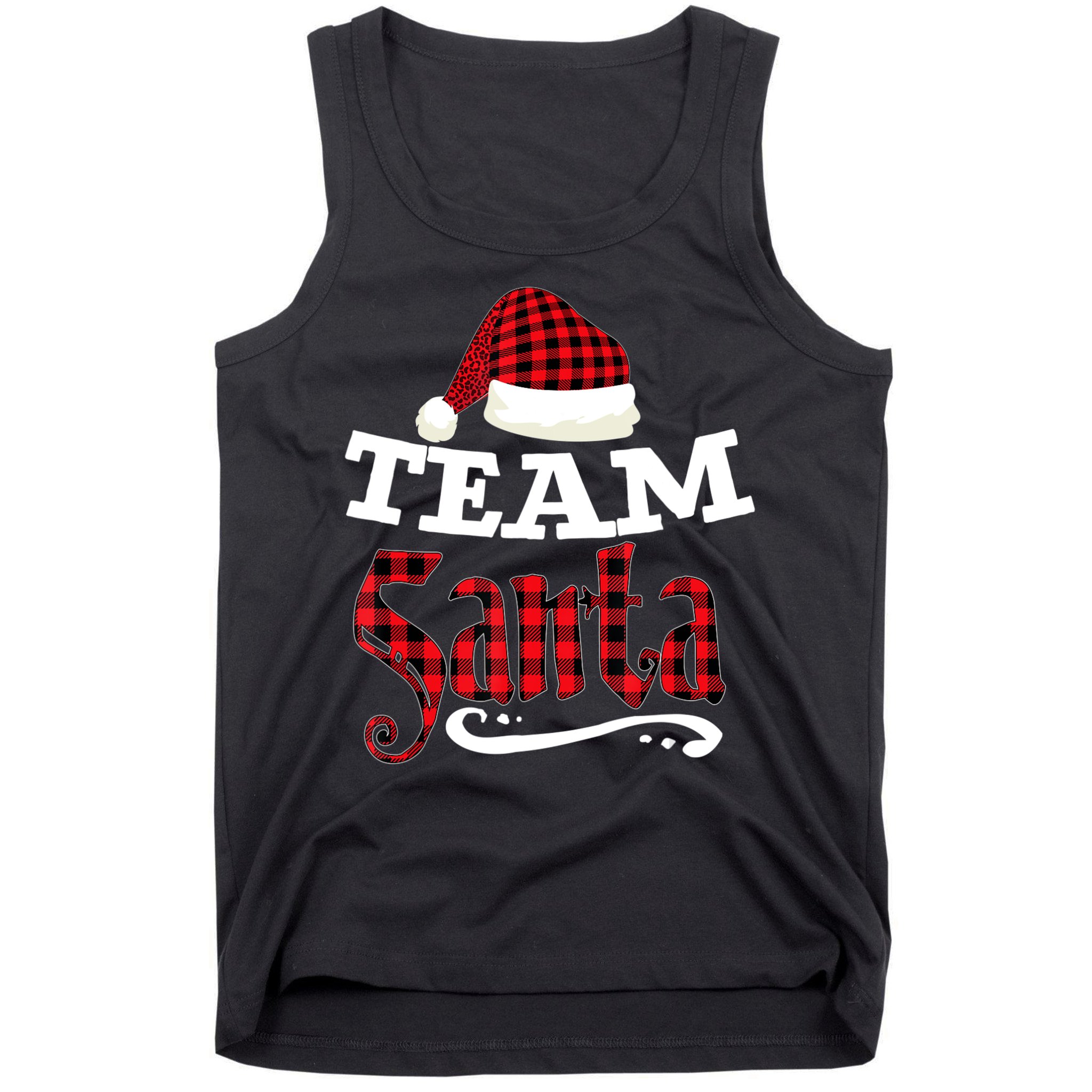 Team Santa Family Group Matching Christmas Pajama Party Tank Top