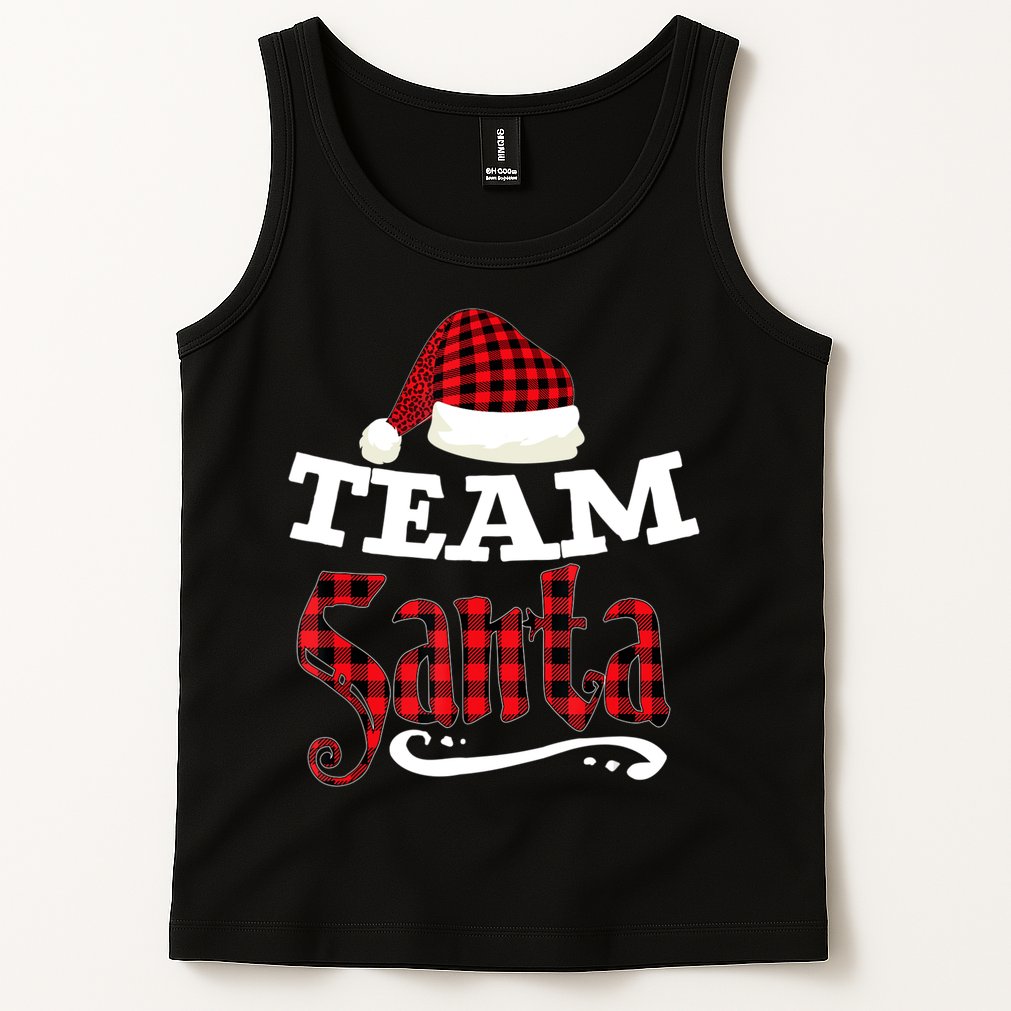 Team Santa Family Group Matching Christmas Pajama Party Tank Top