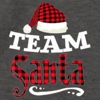 Team Santa Family Group Matching Christmas Pajama Party Vector Backpack