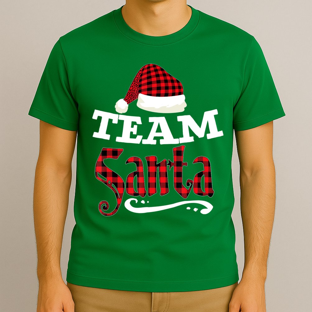 Team Santa Family Group Matching Christmas Pajama Party T-Shirt