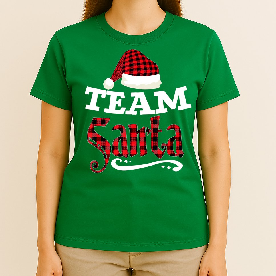 Team Santa Family Group Matching Christmas Pajama Party T-Shirt