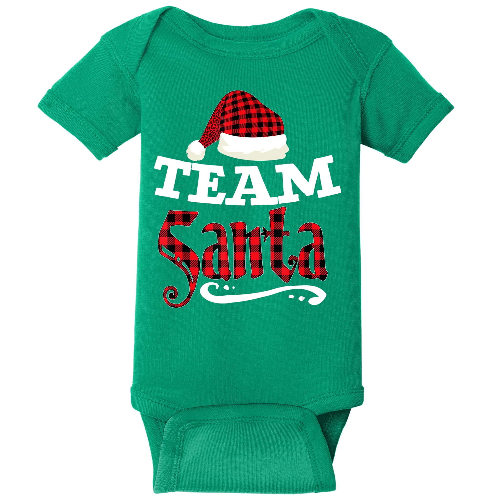 Team Santa Family Group Matching Christmas Pajama Party Baby Bodysuit