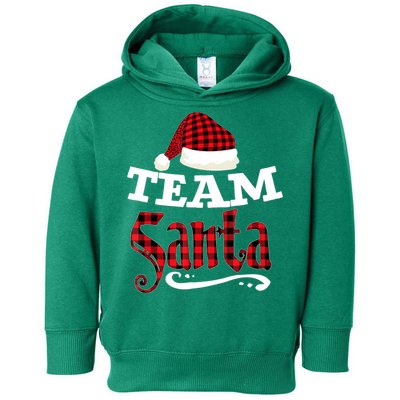 Team Santa Family Group Matching Christmas Pajama Party Toddler Hoodie
