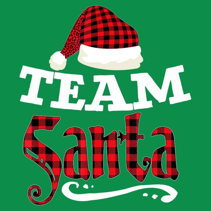 Team Santa Family Group Matching Christmas Pajama Party Women's V-Neck T-Shirt