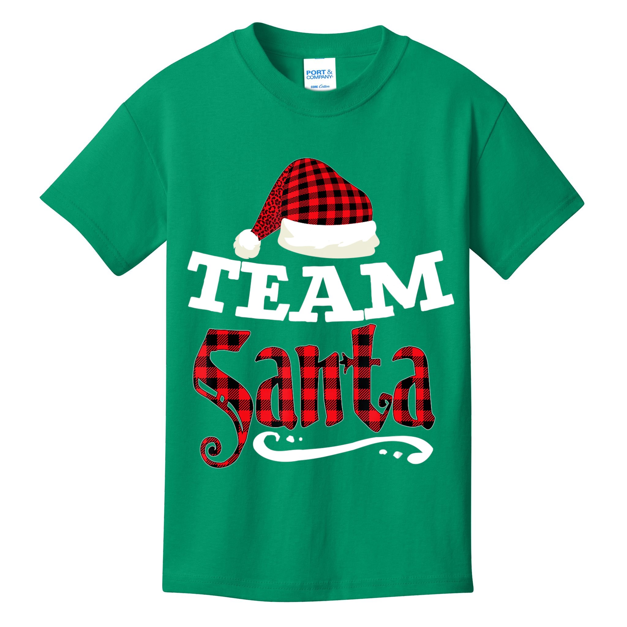 Team Santa Family Group Matching Christmas Pajama Party Kids T-Shirt
