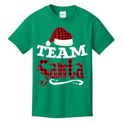 Team Santa Family Group Matching Christmas Pajama Party Kids T-Shirt