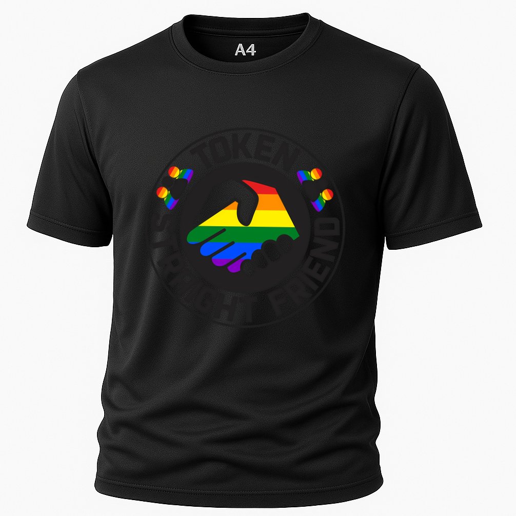 Token Straight Friend Lgbtq Friend Group Performance Shirt