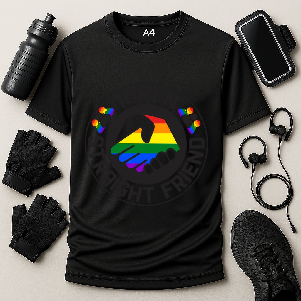 Token Straight Friend Lgbtq Friend Group Performance Shirt