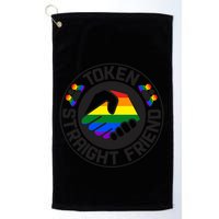Token Straight Friend Lgbtq Friend Group Golf Towel
