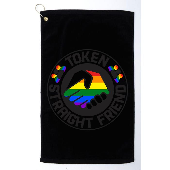 Token Straight Friend Lgbtq Friend Group Golf Towel