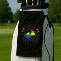 Token Straight Friend Lgbtq Friend Group Golf Towel