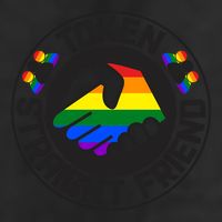 Token Straight Friend Lgbtq Friend Group Golf Towel