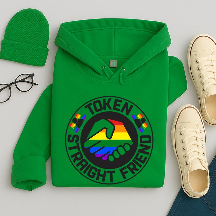 Token Straight Friend Lgbtq Friend Group Hoodie
