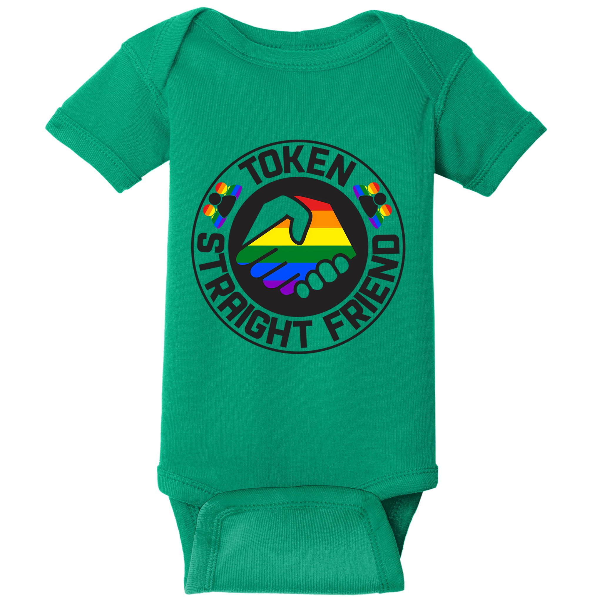 Token Straight Friend Lgbtq Friend Group Baby Bodysuit