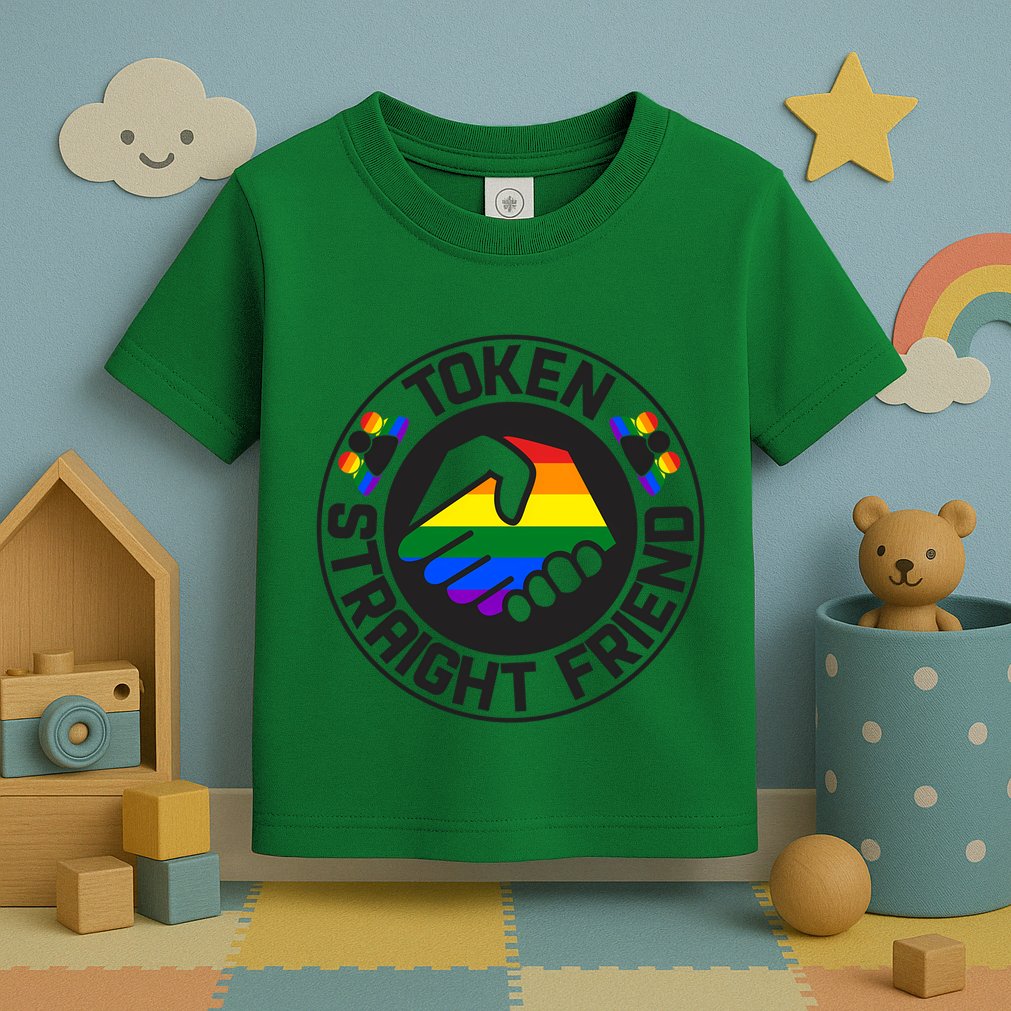 Token Straight Friend Lgbtq Friend Group Toddler T-Shirt