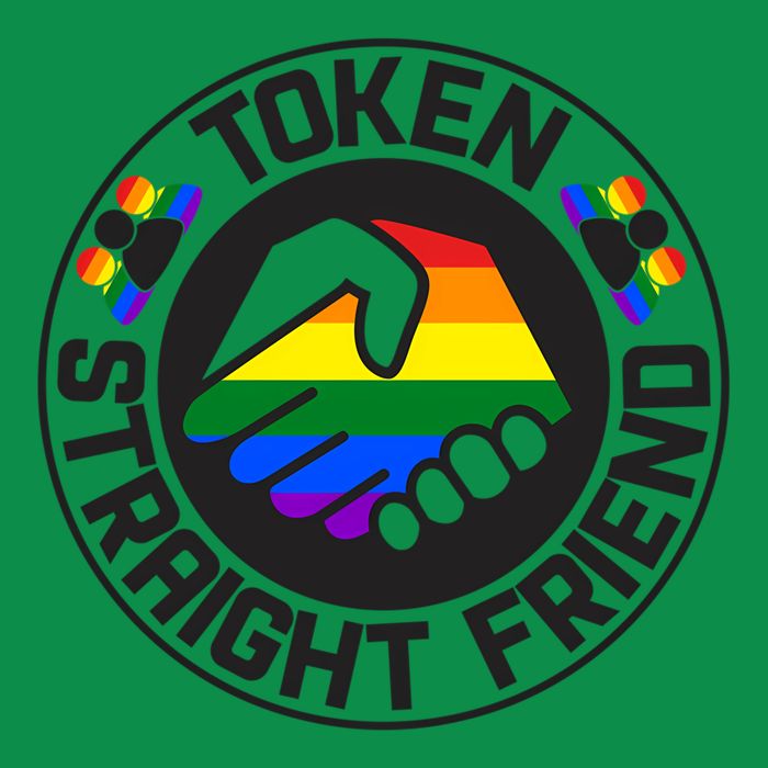 Token Straight Friend Lgbtq Friend Group Toddler T-Shirt