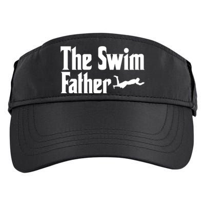 The Swim Father Swimming Dad Swimmer Fathers Day Cute Gift Adult Drive Performance Visor