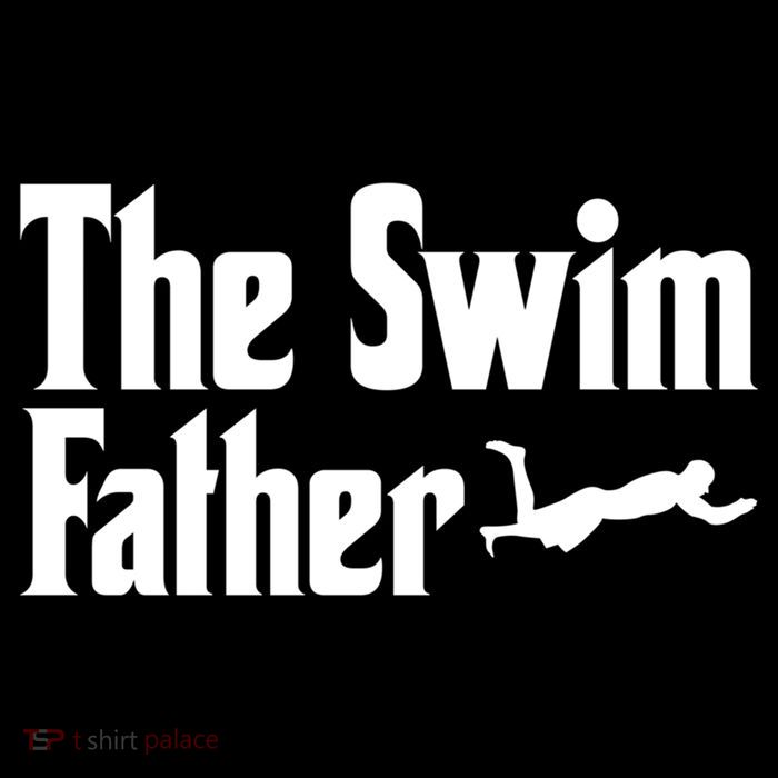 The Swim Father Swimming Dad Swimmer Fathers Day Cute Gift Flatbill Hat
