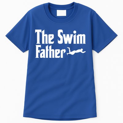 The Swim Father Swimming Dad Swimmer Fathers Day Cute Gift Tall T-Shirt