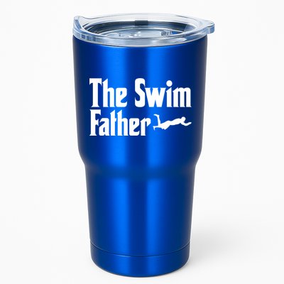 The Swim Father Swimming Dad Swimmer Fathers Day Cute Gift Tumbler