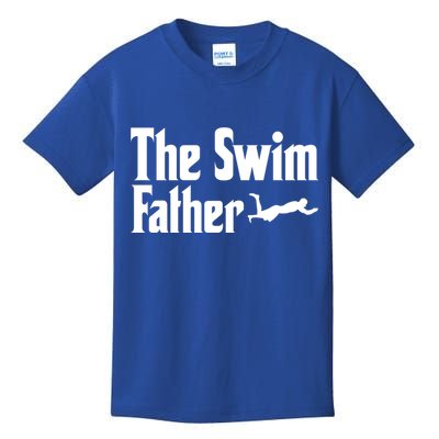 The Swim Father Swimming Dad Swimmer Fathers Day Cute Gift Kids T-Shirt
